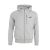 Sporty hoodie men grey
