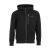 Sporty hoodie men black