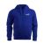 Hood Full zip royal blue