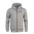 Hood Full zip grey melange