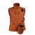 Competition vest women burnt orange